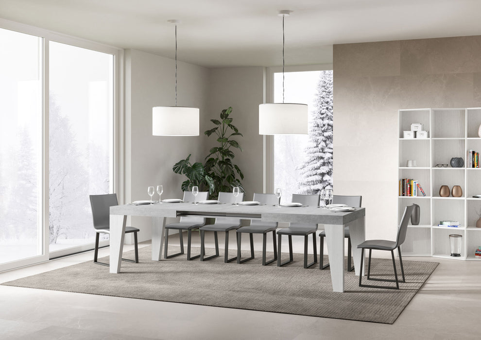 Tavolo allungabile Naxy Mix diversi colori Itamoby- gambe in diverse finiture