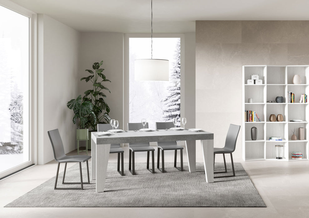 Tavolo allungabile Naxy Mix diversi colori Itamoby- gambe in diverse finiture