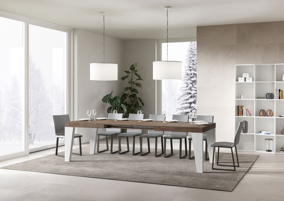 Tavolo allungabile Naxy Mix diversi colori Itamoby- gambe in diverse finiture