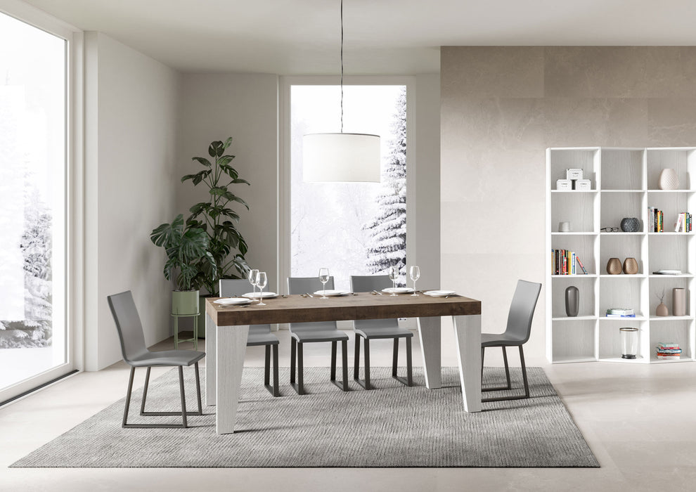 Tavolo allungabile Naxy Mix diversi colori Itamoby- gambe in diverse finiture