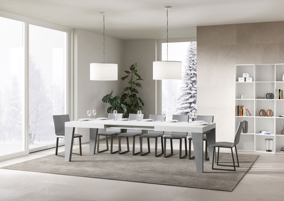 Tavolo allungabile Naxy Mix diversi colori Itamoby- gambe in diverse finiture