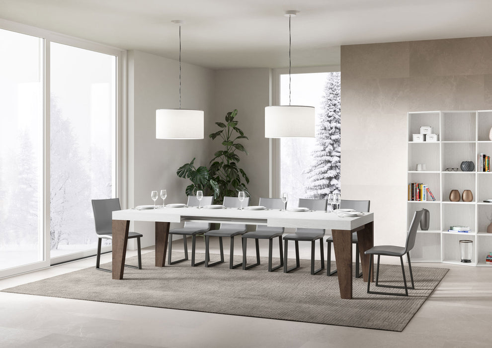 Tavolo allungabile Naxy Mix diversi colori Itamoby- gambe in diverse finiture