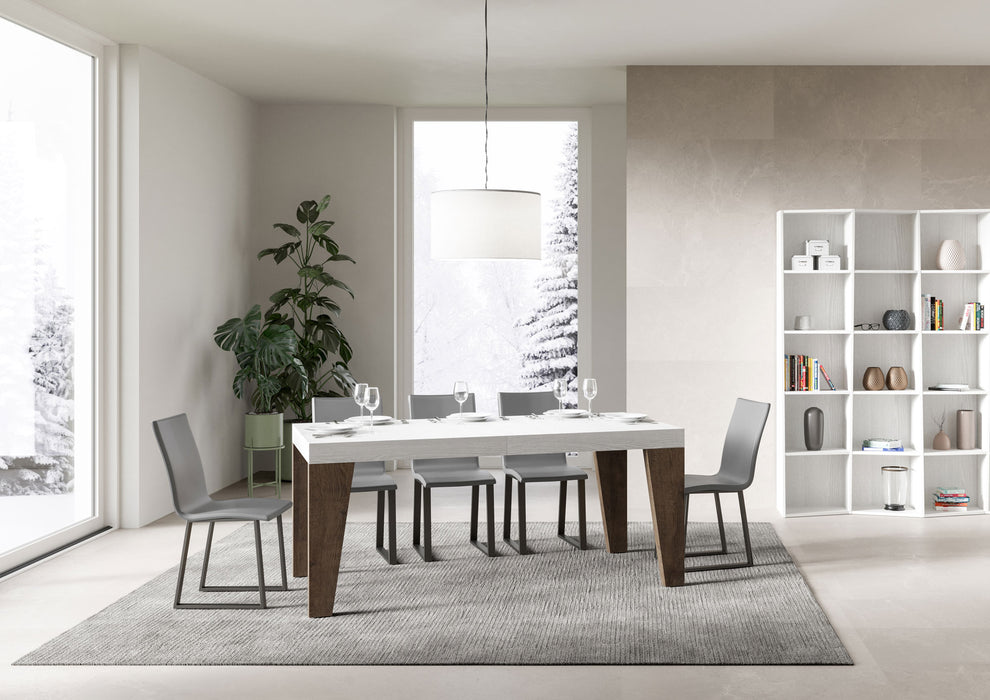 Tavolo allungabile Naxy Mix diversi colori Itamoby- gambe in diverse finiture