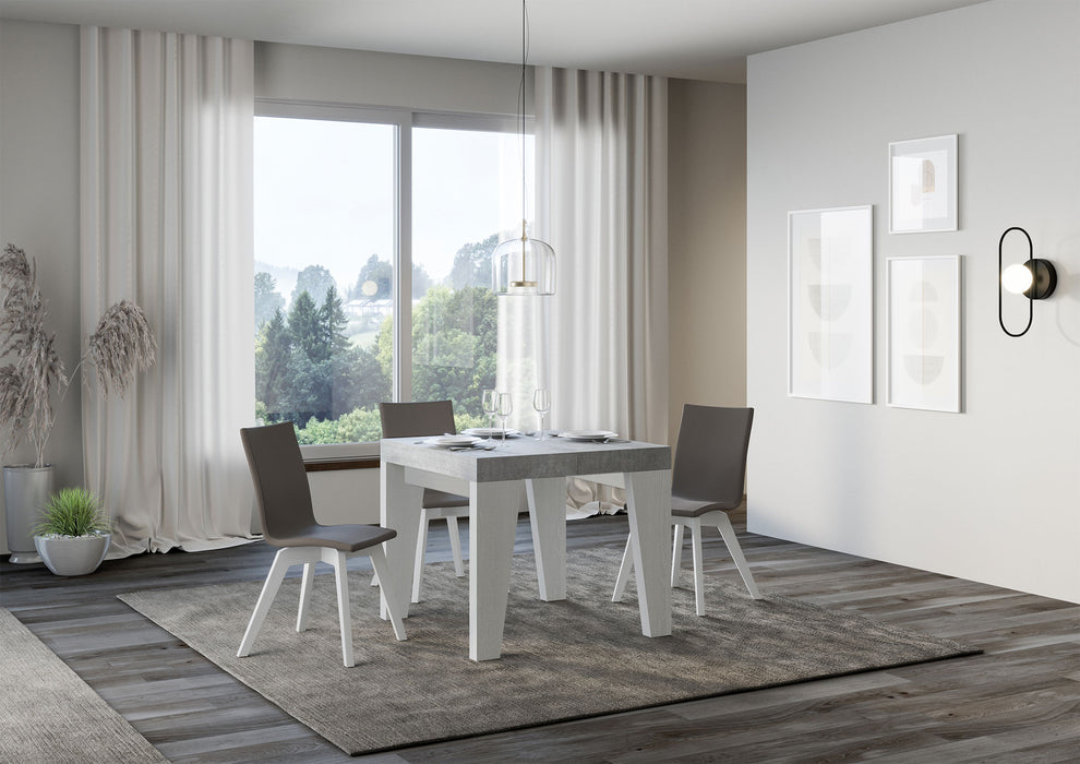 Tavolo allungabile Naxy Mix diversi colori Itamoby- gambe in diverse finiture