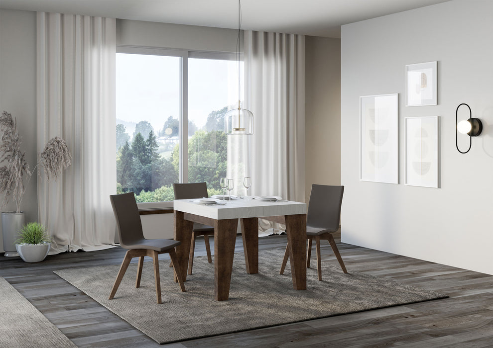 Tavolo allungabile Naxy Mix diversi colori Itamoby- gambe in diverse finiture