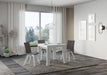 Tavolo Naxy Premium bianco in sala moderna