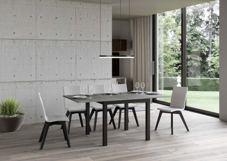 Tavolo Estensibile Everyday Libra 90x180 cm - Struttura Antracite