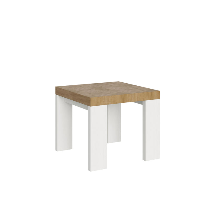 Tavolo allungabile Roxell Mix piano e gambe in diverse finiture