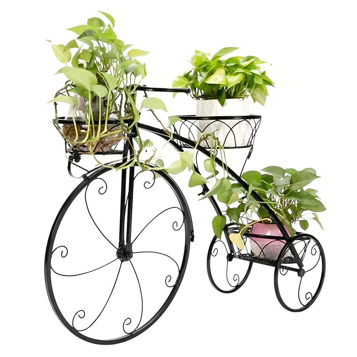 Vaso Triciclo 3 Livelli Metallo Stile Parigino 🚲