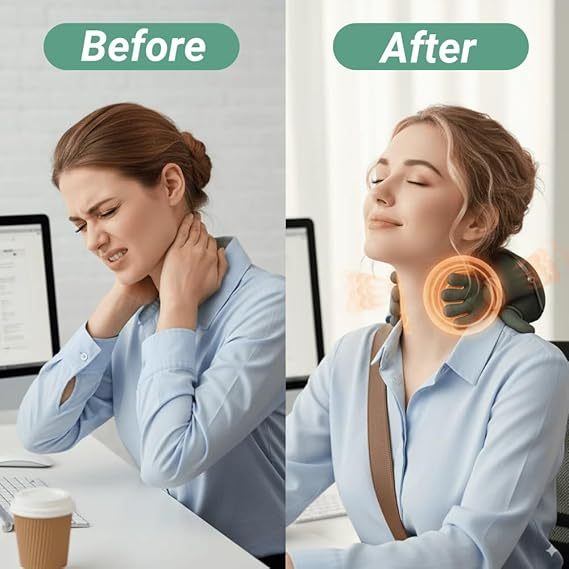 Massaggiatore Elettrico Dita Wireless - Collo e Spalle