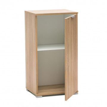 Mobiletto 1 anta in truciolare bilaminato, dimensioni 45x38x85 cm