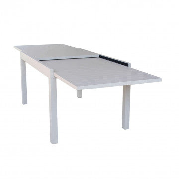 Tavolo Hawaii 135/270 x 90 in Alluminio