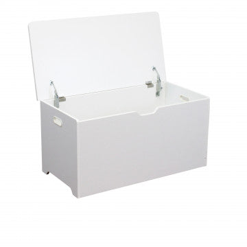 Porta giochi in truciolare bilaminato bianco 78x38x40 cm