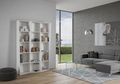 Librerie TREK Serie 3, 5, 7: Variazioni Dimensionali per Stile e Funzionalità Librerie made in italy Hobby Shop Solution Trek 3 Bianco Frassino 