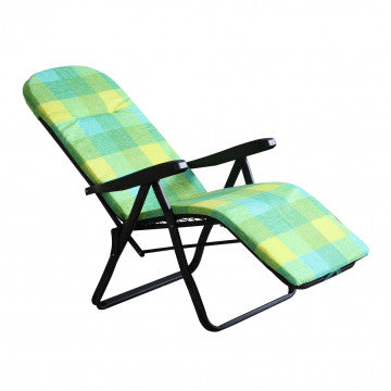 Sdraio automatica struttura acciaio tessuto multicolor scozzese
