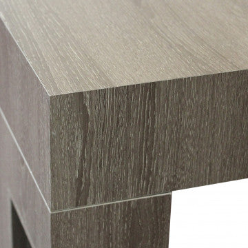 Tavolo consolle con piano melamina e struttura metallo 90x45x75 cm