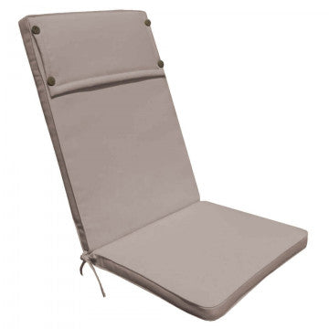 Cuscino sfoderabile idrorepellente in poliestere 113x49 cm spessore 4