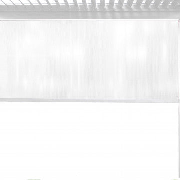 Laterale manuale pergola bioclimatica PVC antracite bianco 270x238 cm