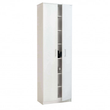 Mobile Armadietto 2 Ante Bianco 60x33x192h cm