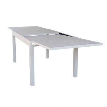 Tavolo Hawaii 135/270 x 90 in Alluminio