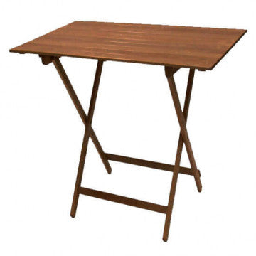 Tavolo da picnic in legno di faggio 60 x 100 noce pieghevole, ideale per giardini e spazi esterni. Design compatto e funzionale per uso outdoor.