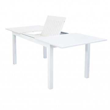 Tavolo allungabile in alluminio 150/210 x 90 cm, altezza 75 cm