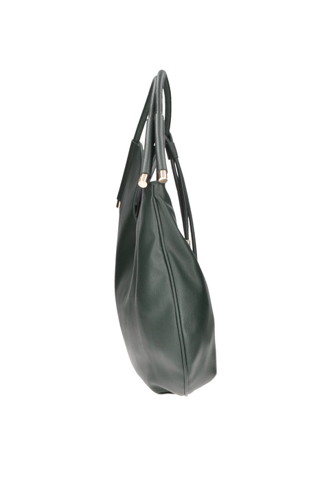 Amber Borsa A Spalla In Ecopelle Con Chiusura A Calamita Elegante Dimensioni 37x21x11 Cm