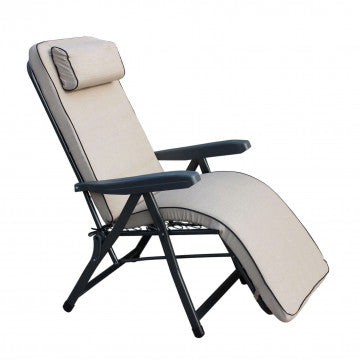 Poltrona automatica in acciaio e tessuto, dimensioni standard, peso 14,8 kg