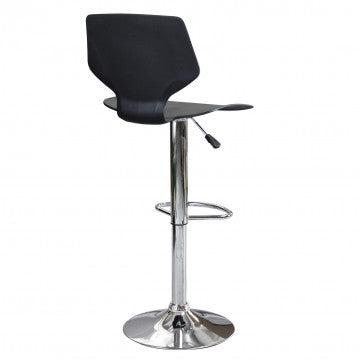 Sgabello regolabile in metallo e plastica, altezza 58-78 cm