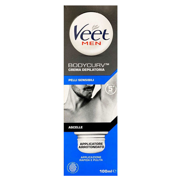 Veet Bodycurv Crema Depilatoria Ascelle Pelli Sensibili 100 Ml