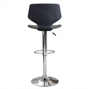 Sgabello regolabile in metallo e plastica, altezza 58-78 cm