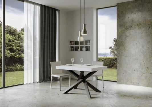 Itamoby Tavolo Estensibile Volantis con Struttura Antracite P.90