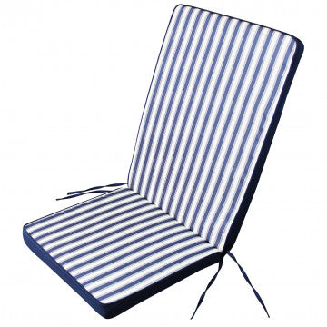 Cuscino sfoderabile in poliestere idrorepellente 95x44 cm spessore 4