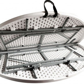 Tavolo catering rotondo pieghevole diametro 120 cm altezza 74 cm
