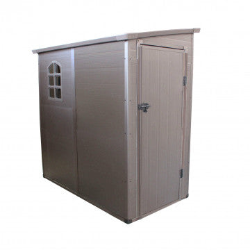 Casetta in plastica con finestra - Dimensioni 111x191x194 cm