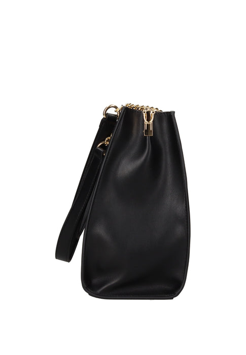 Valentino Bags Borsa A Spalla Hira In Ecopelle Con Chiusura Doppia Cerniera Calamita Tracolla 32x25x14 Cm