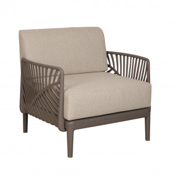 Coppia braccioli per salotto in polipropilene, dimensioni 60x10x44 cm