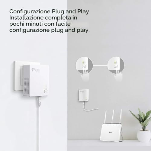 Adattatore Powerline AV1000 Gigabit 1000 Mbps