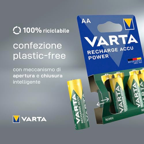 Pile Ministilo AAA Ricaricabili 800mAh Varta 2pz