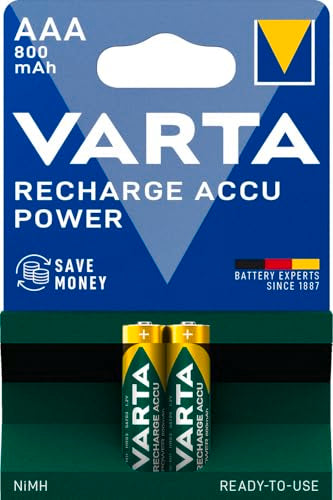 Pile Ministilo AAA Ricaricabili 800mAh Varta 2pz