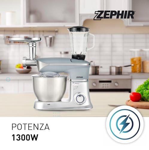 Impastatrice Planetaria 7Lt 1300W Grigio