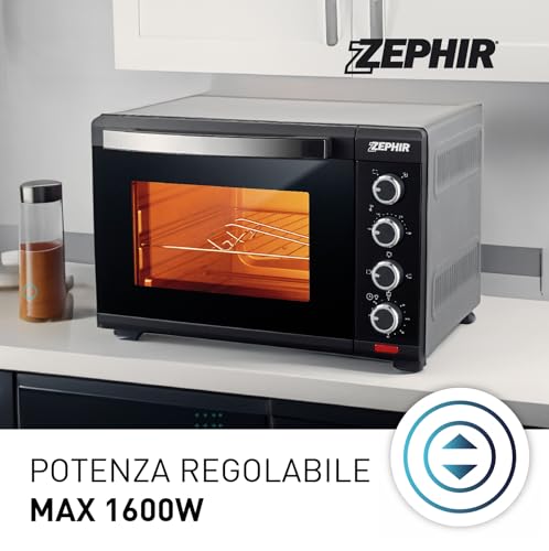 Forno Elettrico Ventilato 33 Litri 1600W Argento