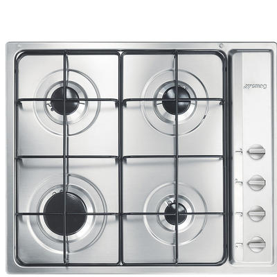 Piano Cottura Incasso Gas 4 Zone 60cm Inox