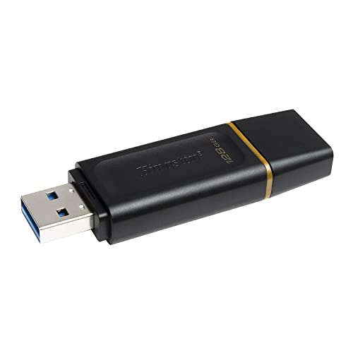 Pendrive Kingston 128GB USB 3.2 Nero Giallo