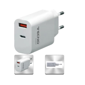 Caricabatterie Rapido USB Type-C 20W 3A Bianco