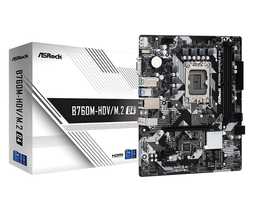 Scheda Madre ASRock B760M-HDV Socket 1700 DDR5