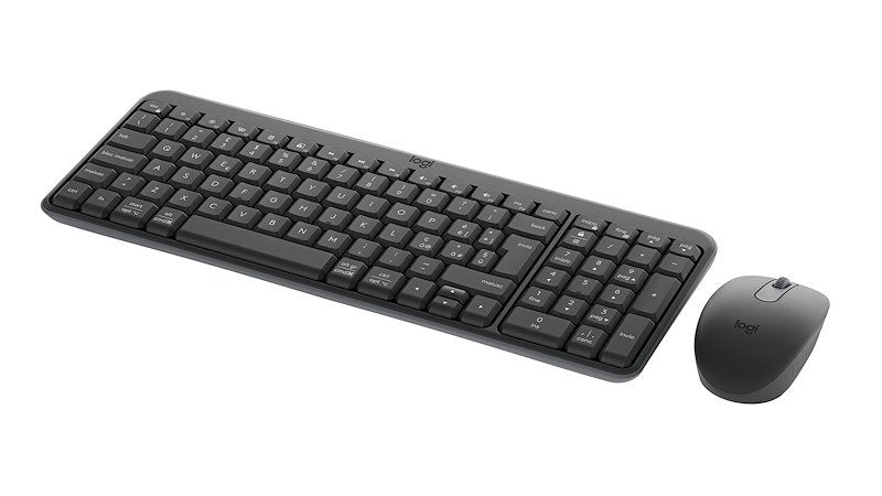 Kit Tastiera Mouse Senza Fili Nero Logitech MK250