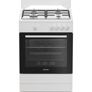 Cucina a Gas 4 Fuochi Forno 64 Lt 60x60 cm Bianca