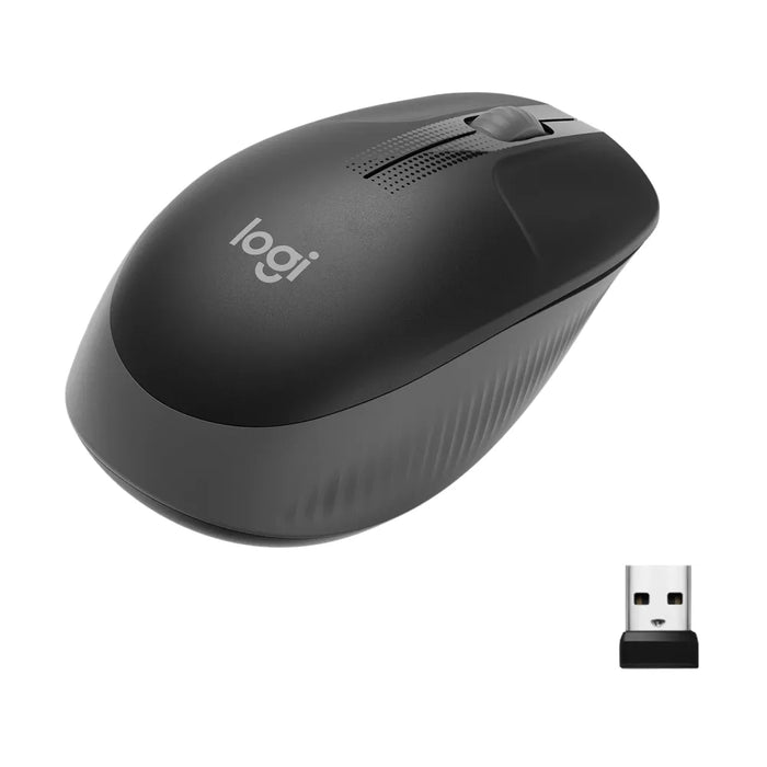 Mouse Ottico Senza Fili Nero Logitech M190