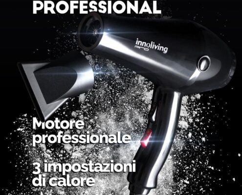 Asciugacapelli Professionale Motore AC 2200W